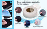 Fabric Fusing Tape Double Sided Adhesive Sewing Hem Tape Iron on Tape (White) - Pack of 2